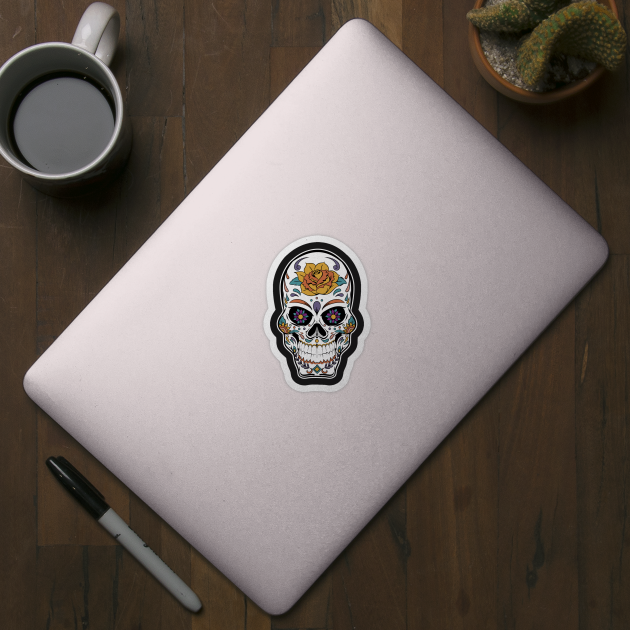 Dia de los Muertos Skull by Styleuniversal